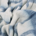 Plaid \' Rachel \' 130 x 170 cm - Bleu