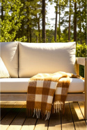 Plaid \' Phoebe \' 130 x 170 cm - Jaune