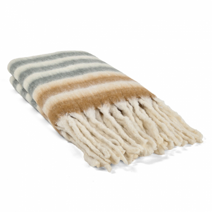 Plaid \' Monica \' 130 x 170 cm - Jaune dans le groupe Décoration / Textiles / Plaids & couvertures chez Reforma (4224615676030)