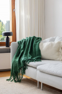 Plaid \' Samantha \' 130 x 170 cm - Vert