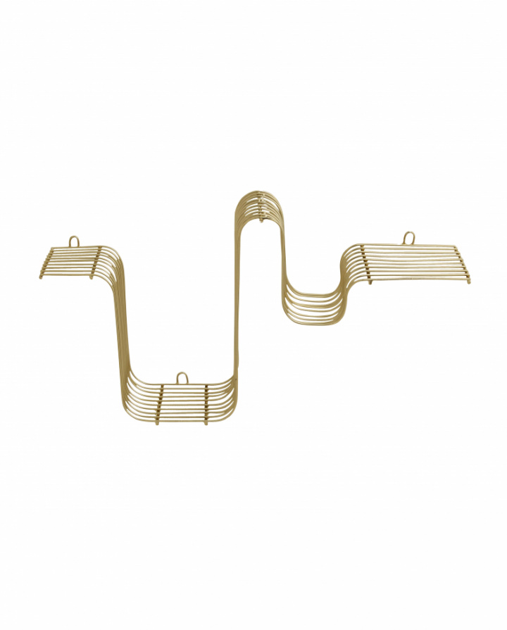 Étagère \'Brava\' - Laiton dans le groupe Meubles / Étagères & rangement / Étagères murales chez Reforma (44099)