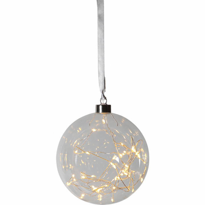 Boules en verre \'Glow\' L - Verre dans le groupe Éclairage / Lampes / Éclairage de Noël chez Reforma (457-75)