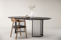 Table à manger \'Hindås\' 110x220cm - Noir