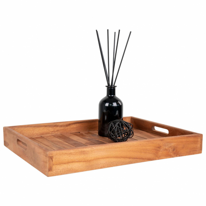 Plateau \'Faro\' - Teck/Nature dans le groupe Décoration / Décoration / Autres décorations chez Reforma (4601025)