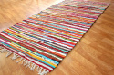 Tapis en tissu \'Happy\' 200x300cm - Multicolore