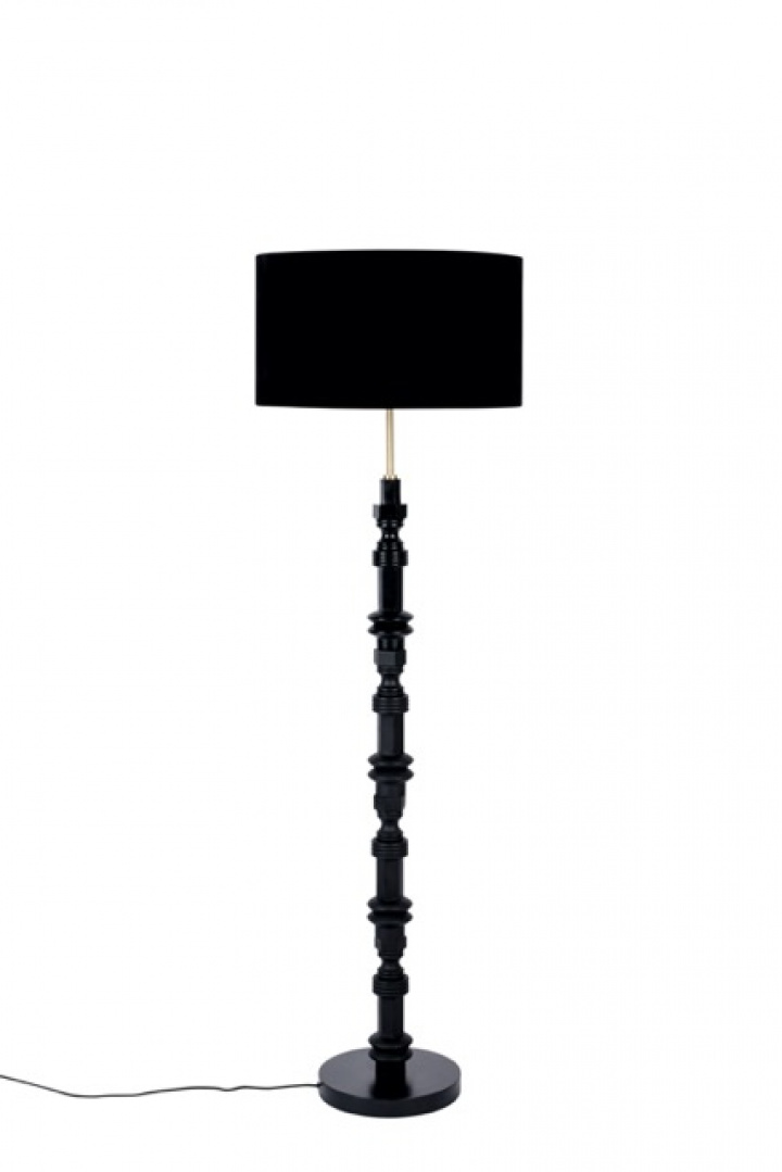 Lampe sur pied \'Totem\' 46x46 - Noir dans le groupe Éclairage / Lampes / Lampes de sol chez Reforma (5100111)