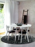 Table à manger \'Yumi\' Ronde 115cm - Blanc