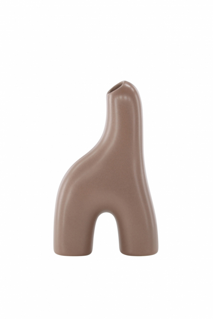 Vase \'Mallorca\' - Marron dans le groupe Décoration / Décoration / Vases chez Reforma (58136-167)