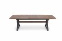 Table à manger \'Baron\' 200-350cm - Naturel/noir