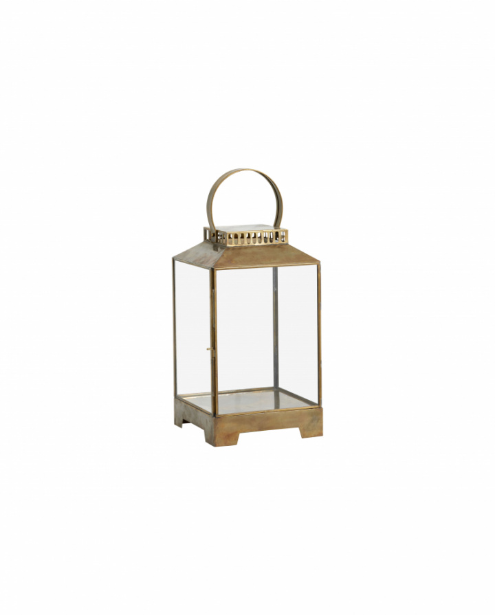 Lanterne \'Bitra\' S - Laiton/Vitre dans le groupe Décoration / Décoration / Bougeoirs & Lanternes chez Reforma (5915)