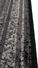 Tapis \'Rugged\' 200X300 - Gris