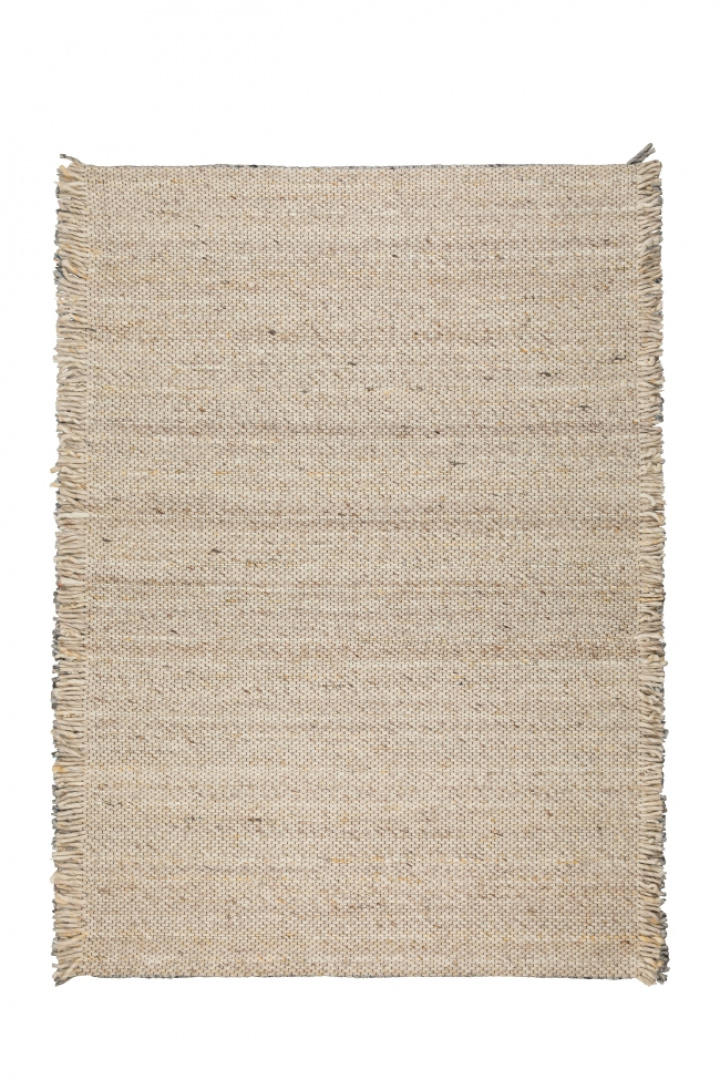 Tapis en laine \'Frills\' 170x240cm - Beige dans le groupe Décoration / Tapis / Tapis en laine chez Reforma (6000238)
