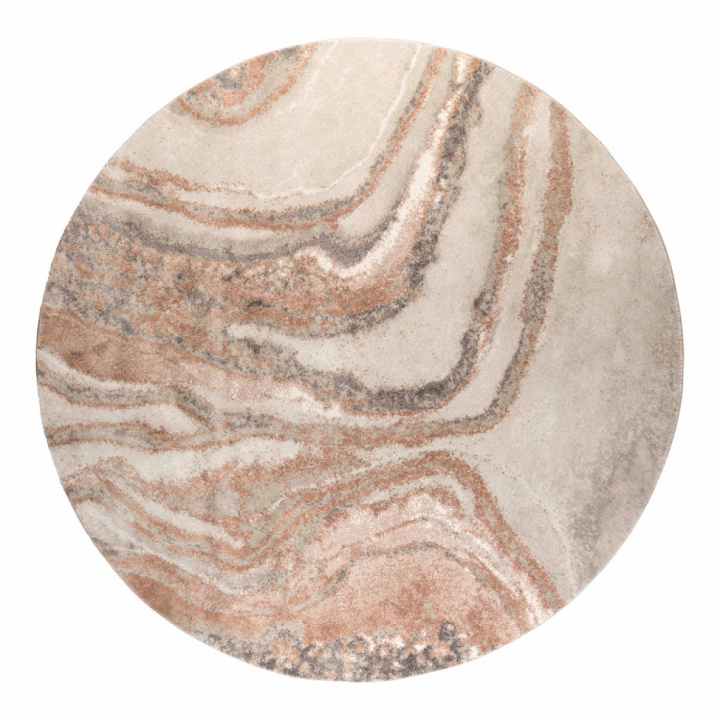 Tapis \'Sol\' Rond 200cm - Gris/marron dans le groupe Décoration / Tapis chez Reforma (6100051)