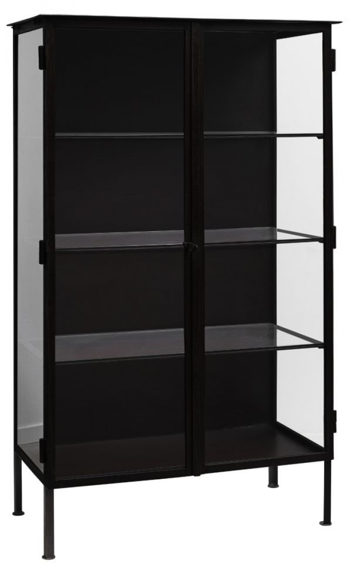 Vitrine \'Oregon\' - Fer/Noir dans le groupe Meubles / Étagères & rangement / Armoires et buffets chez Reforma (6122)