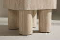 Table d\'appoint \'Tusa\' 40x40cm - Beige