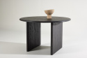 Table à manger \'Smedby\' Ronde 120cm - Noir