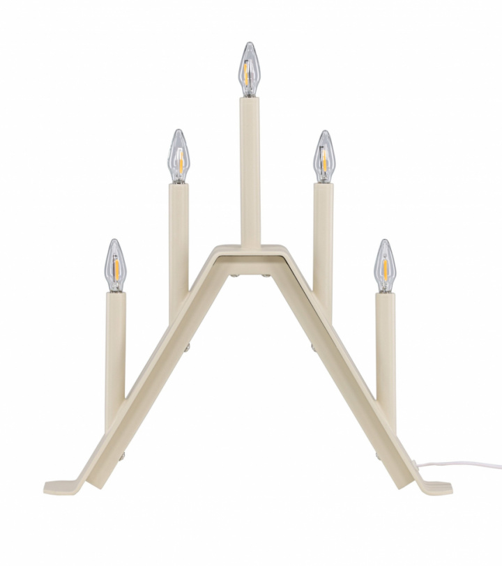 Bougeoir de l\'Avent \'Norrlund\' - Beige dans le groupe Éclairage / Lampes / Éclairage de Noël chez Reforma (61844-102)