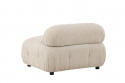 Canapé modulable \'Calpo\' partie centrale - Beige
