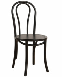 Chaise \'Bistro\' - Bois/Noir