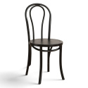 Chaise \'Bistro\' - Bois/Noir