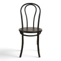 Chaise \'Bistro\' - Bois/Noir