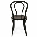Chaise \'Bistro\' - Bois/Noir