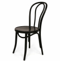 Chaise \'Bistro\' - Bois/Noir