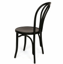Chaise \'Bistro\' - Bois/Noir