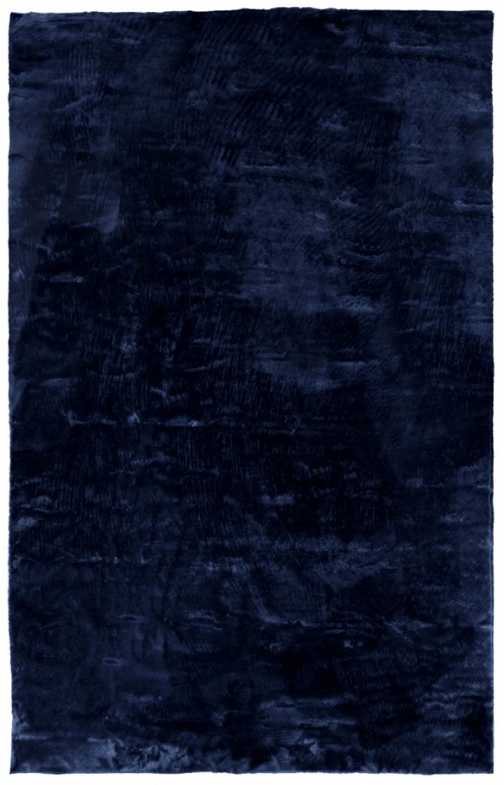 Tapis \'Aranga Super Soft\' 80x160cm - Bleu foncé dans le groupe Décoration / Tapis / Tapis en ry chez Reforma (6902423664880)