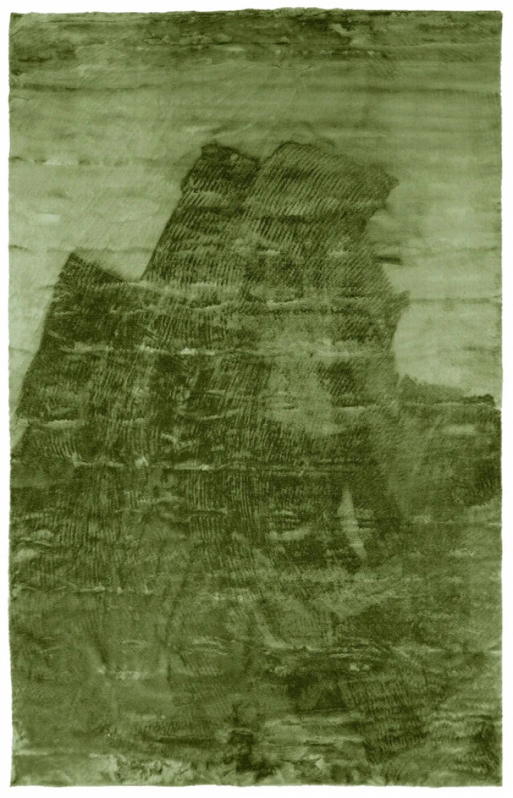 Tapis \'Aranga Super Soft\' 80x180cm - Olive dans le groupe Décoration / Tapis / Tapis en ry chez Reforma (6902441000509)