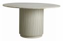 Table à manger \'Erie\' Ronde 140cm - Marbre Blanc