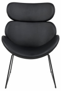 Fauteuil \'Hushum\' 90cm - Noir