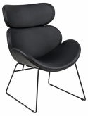 Fauteuil \'Hushum\' 90cm - Noir