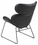 Fauteuil \'Hushum\' 90cm - Noir