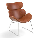 Fauteuil \'Hushum\' 85cm - Marron