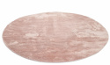 Tapis rond \'Aranga Super Soft Fur\' 240cm - Rose