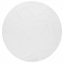 Tapis rond \'Aranga Super Soft\' 240cm - Blanc