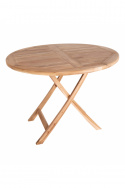 Table de jardin \'Oviedo\' Ronde 100cm - Chêne