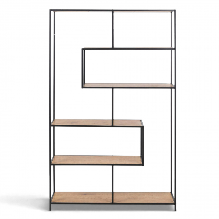 Biblioth&egrave;que \'Hydra\' 3 &eacute;tag&egrave;res - Noir dans le groupe Meubles / Étagères & rangement / Bibliothèques chez Reforma (75966)
