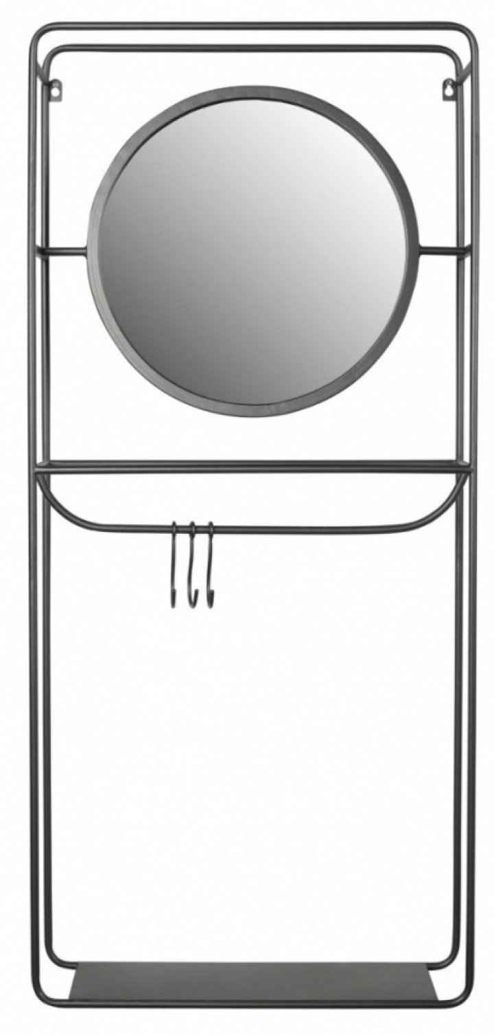 Miroir \'Duco\' - Noir dans le groupe Décoration / Décoration / Miroirs chez Reforma (7600013)