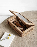 Boîte de rangement \'Wickerwork\' - Naturel