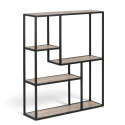 &Eacute;tag&egrave;re murale \'Hydra\' - Noir