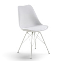 Chaise \'Eris\' - Blanc/Gris