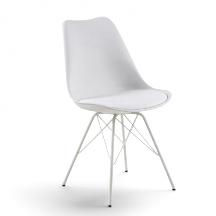 Chaise \'Eris\' - Blanc/Gris dans le groupe Meubles / Meubles d\'assise / Chaises chez Reforma (78145)