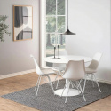 Chaise \'Eris\' - Blanc/Gris