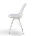 Chaise \'Eris\' - Blanc/Gris
