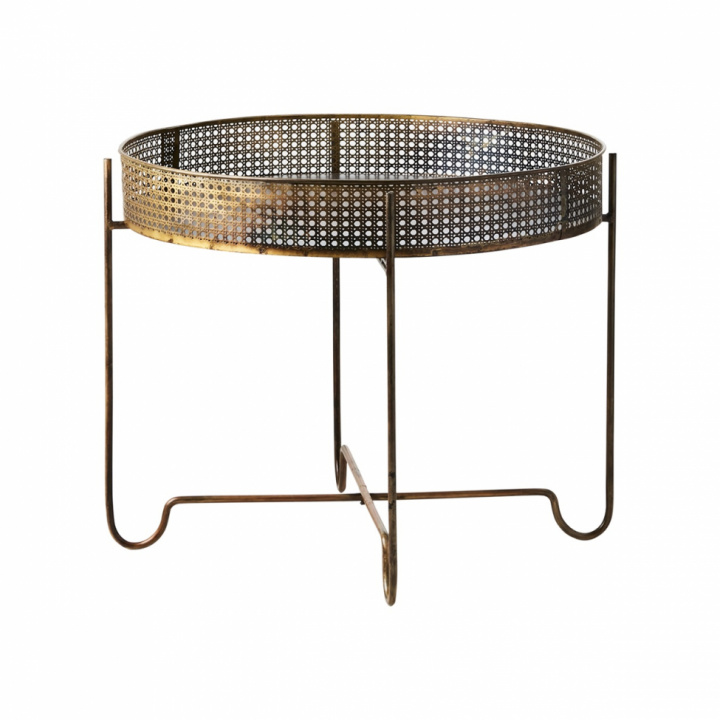 Table d\'appoint \'Thomas L\' - Laiton/fer dans le groupe Meubles / Tables chez Reforma (789-021-83)