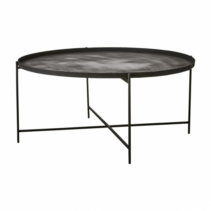 Table basse \'Thomas\' - Noir/fer dans le groupe Meubles / Tables / Table basse chez Reforma (797-031-05)