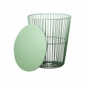 Table basse/panier \'Marstrand\' ronde 40cm - Vert