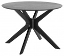 Table à manger \'Kotor\' Ronde 105cm - Noir